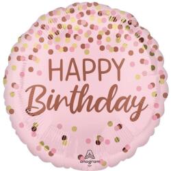 Amscan Fólia Lufi Pretty Pink Happy Birthday 46CM