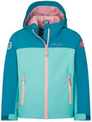 TROLLKIDS Детско водоустойчиво яке Trollkids Kid's Telemark Jacket Waterproof jacket - Harbor Blue / Aqua Haze / Peony Rose - размер 104 (EU) (703-3032-1413)