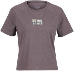 Stoic Дамска тениска Stoic Women's Hemp30 UtbySt. Crop Tee T-shirt - Dark Purple (916-6608-0213)
