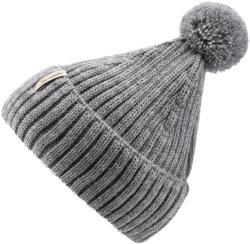 Sterntaler Детска зимна шапка (beanie) Sterntaler Kid's Knitted Beanie Melange Bobble Beanie - Silber Melange - размер 49 cm (904-2487-0313)