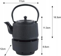 Kinghoff Teáskanna Kinghoff fém 0, 8 l (KH-1847)