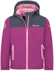 TROLLKIDS Детско водоустойчиво яке Trollkids Kid's Telemark Jacket Waterproof jacket - Fresh Berry / Graphite - размер 122 (EU) (703-3032-1716)