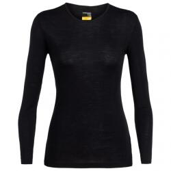Icebreaker Дамско мериносово термобельо Icebreaker Women's 175 Everyday L/S Crewe Merino base layer - Black - размер XL (115-0913-0115)