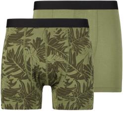 Stoic Мъжко синтетично термобельо Stoic TrosaSt. Boxer long 2-Pack Synthetic base layer - Moss Green AOP / Dark Olive - размер 3XL (014-2563-0216)