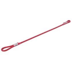 Ocun Осигурителна примка Ocun SBEA Lanyard 9, 5mm Personal tether - Red / White - размер 75 cm (314-0149-0111)