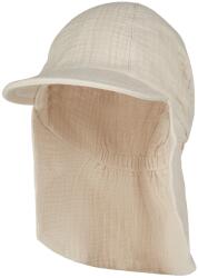 Sterntaler Детска шапка с козирка Sterntaler Kids' Peaked Cap with Neck Flap Muslin Cap - Beige - размер 47 cm (904-3661-0111)
