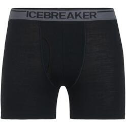Icebreaker Мъжко мериносово термобельо Icebreaker Anatomica Boxers with Fly Merino base layer - Black (015-0485-0913)