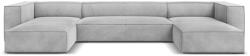 Windsor & Co Coltar in forma de U cu 6 locuri Madame cu tapiterie din tesatura structurala (WIN_U_134_F1_MADAME6)