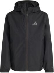 adidas Terrex Детско водоустойчиво яке adidas Terrex Kid's MT 2L Rain Jacket Waterproof jacket - Black / Black - размер 128 (EU) (703-6886-0112)