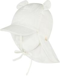 Sterntaler Детска шапка с козирка Sterntaler Kid's Peaked Cap with Neck Protection and Ears Cap - Ecru - размер 47 cm (904-5891-0112)