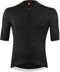 Löffler Мъжка фланелка с къс ръкав за колоездене Löffler Bike Jersey Full-Zip Skys Hotbond RF Cycling jersey - Black - размер 48 (EU) (056-3930-0112)