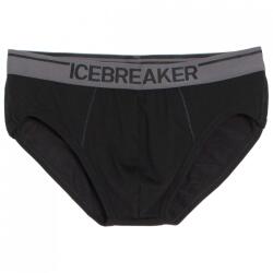 Icebreaker Мъжко мериносово термобельо Icebreaker Anatomica Briefs Merino base layer - Black / Monsoon (015-0434-0211)