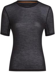 Icebreaker Дамски долна фланелка с къс ръкав Icebreaker Women's Mer 75 Cool-Lite Featherlight SS Crewe T-shirt - Black - размер XS (114-3462-0111)