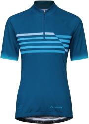 Vaude Дамска фланелка с къс ръкав за колоездене Vaude Women's Posta Half Zip Tricot II Cycling jersey - Shore Blue - размер 36 (EU) (156-2551-0611)
