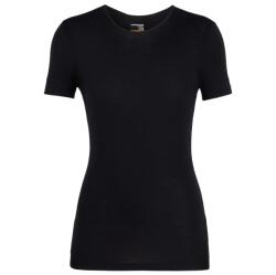 Icebreaker Дамско мериносово термобельо Icebreaker Women's 175 Everyday S/S Crewe Merino base layer - Black - размер XL (115-0918-0115)