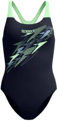 Speedo Дамски бански костюм Speedo Women's Medley Logo Medalist One Piece Swimsuit - Anthracite/Pale Clover - размер 36 (EU) (150-6093-0213)