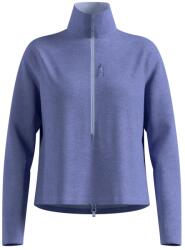 Odlo Дамско поларено яке Odlo Women's Mid Layer 1/2 Zip Grid Fleece Fleece jacket - Blue Heron Melange - размер XS (105-6288-0212)