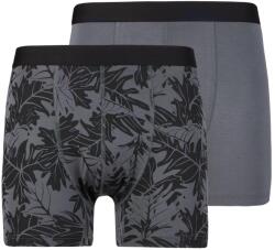 Stoic Мъжко синтетично термобельо Stoic TrosaSt. Boxer long 2-Pack Synthetic base layer - Ink Grey AOP / Black (014-2563-0113)