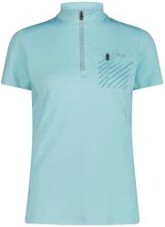 CMP Дамска фланелка с къс ръкав за колоездене CMP Women's Breast Pocket T-Shirt Free Bike Cycling jersey - Lagoon - размер 36 (EU) (156-2464-0912)