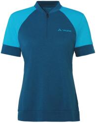 Vaude Фланелка с къс ръкав за колоездене Vaude Women's Altissimo Q-Zip Shirt Cycling jersey - Shore Blue - размер 44 (EU) (156-1315-1915)
