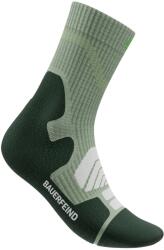 Bauerfeind Sports Дамски туристически чорапи Bauerfeind Sports Women's Outdoor Merino Mid Cut Socks Walking socks - Herbal Green - размер 39-42 (EU) (201-7781-0312)