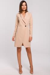Stylove Ruha Mindennapi Női Ruha Sima Kabáttal, Bézs 42 XL (S217 BEŻ XL)