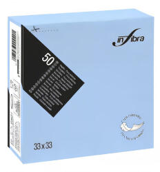 INFIBRA Szalvéta INFIBRA 2 rétegű 33x33 cm világoskék 50 lapos - fotoland
