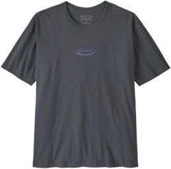Patagonia Дамска тениска Patagonia Women's 95 Oval Logo Oversized T-Shirt - Smolder Blue - размер XL (916-6148-0215)
