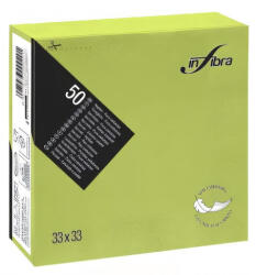 INFIBRA Szalvéta INFIBRA 2 rétegű 33x33 cm almazöld 50 lapos - fotoland