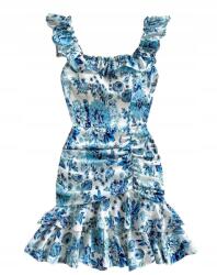 Shein Ruha Mini Bő Virágmintás XL