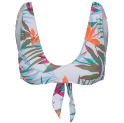 Roxy Дамско бикини горнище Roxy Women's PT Beach Classics Elong Tri Bikini top - Bright White Floral Of Paradis - размер XS (150-2019-0211)
