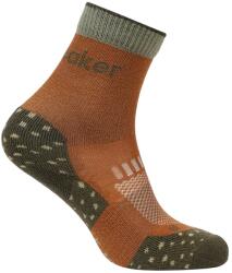 Icebreaker Детски туристически чорапи Icebreaker Kid's Merino Hike+ Light Crew Walking socks - Trail / Dark Loden / Lichen - размер 24-26 (EU) (207-1570-0211)