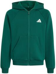 Adidas Детско яке за тренировка adidas Kid's Seasonals Collegiate Typography Full Zip Training jacket - Collegiate Green / Ivory - размер 152 (EU) (704-6495-0214)