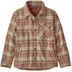 Patagonia Детска риза с копчета Patagonia Kid's Lightweight Insulated Fjord Jacket Shirt - River Plaid: Potters Red - размер M (704-5521-0213)