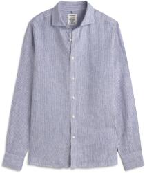 Ecoalf Мъжка риза с копчета Ecoalf Alfredo Linen Stripes Shirt - White Navy Stripes - размер M (033-2998-0212)