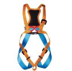 Singing Rock Детска сбруя за цяло тяло Singing rock Kid's Complete Harness Zaza Full-body harness - Blue / Orange - размер One Size (306-0070-0111)