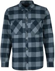 Stoic Мъжка риза с копчета Stoic MMXX. Sundsvall Check Shirt - Dark Navy / Ink Grey - размер 3XL (033-2942-0216)