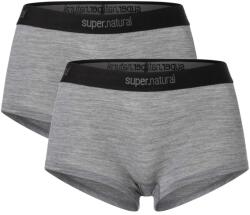 super. natural Дамско бельо super. natural Women's Tundra 175 Hipster 2 Pack Briefs - Cashmere Grey Melange / Cashmere Grey Melange (114-2944-0313)