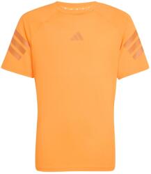 adidas Детска спортна тениска adidas Kid's Sport Icons 3-Stripes Tee Sport shirt - Pure Orange / Fox Orange - размер 152 (EU) (704-6100-0214)