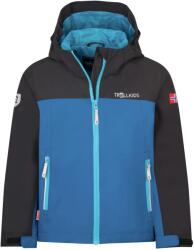 TROLLKIDS Детско водоустойчиво яке Trollkids Kid's Telemark Jacket Waterproof jacket - Alpine Blue / Black / Pool Blue - размер 116 (EU) (703-3032-1315)