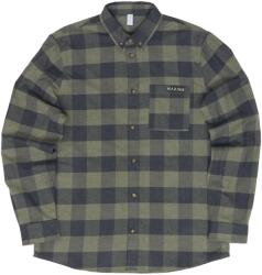 Mazine Мъжка риза с копчета Mazine Checked Flannel Shirt - Mushroom / Black Melange - размер XXL (033-2775-0315)