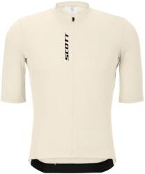 Scott Мъжка фланелка с къс ръкав за колоездене Scott Jersey Pro S/S Cycling jersey - Cotton White (056-4071-0111)