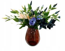 Üveg váza 23 cm világos barna 4856 San Miguel újrahasznosított DB27 (330325)