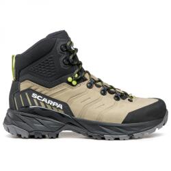 Scarpa Дамски туристически обувки Scarpa Women's Rush Trek Pro GTX Walking boots - Stone / Sunny Lime - размер 41, 5 (EU) (119-0584-0222)