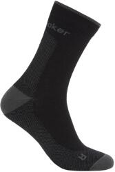 Icebreaker Мъжки туристически чорапи Icebreaker Merino Hike+ Ultralight Quarter Walking socks - Black / Obsidian - размер 44, 5-46, 5 (EU) (201-9231-0113)