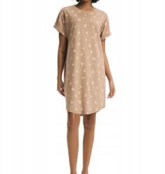 Henderson Női kényelmes pamut hálóing Henderson Eluna 45303 Bézs 3XL (45303-84X)
