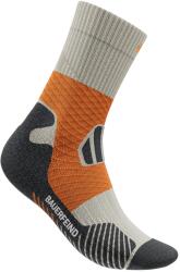 Bauerfeind Sports Мъжки чорапи за бягане Bauerfeind Sports Trail Run Mid Cut Socks Running socks - Gravel Chalk - размер 46-49 (EU) (201-8091-0213)