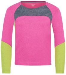 Trollkids Детска спортна тениска Trollkids Girl's Seiland Longsleeve Sport shirt - Fresh Berry / Graphite / Hedge Green - размер 152 (EU) (704-4648-0418)