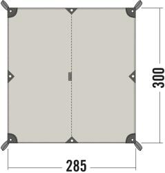 TATONKA Навес Tatonka Tarp 2 TC Tarp - Sand Beige - размер One Size (563-0193-0111) Палатка