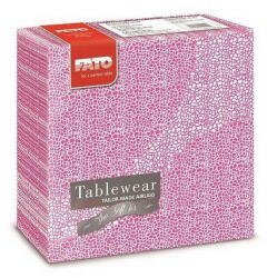 FATO Airlaid szalvéta 40x40cm Mosaic fucsia 50 lapos - atadcleankft